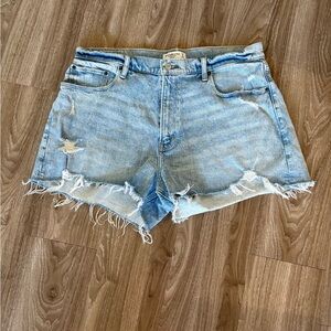 A&F Distressed Denim Shorts
